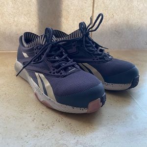 Reebok Womens Hiit Blue Safety Shoes Size 8 Wide